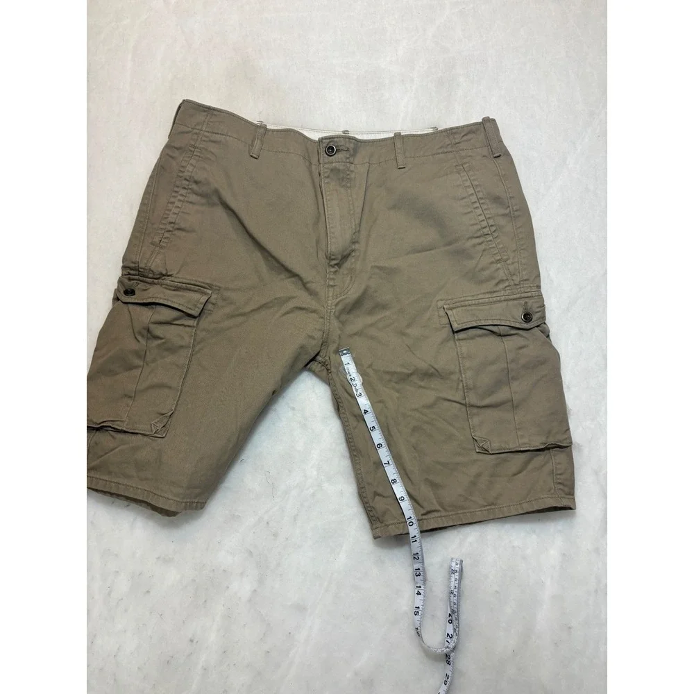 Levi Strauss Co Mens Cargo‎ Shorts Khaki Tan W40 Utility Pocket Casual